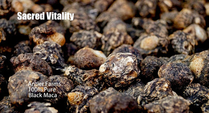 Antler Farms 100% Pure Black Maca Root, 130 Capsules, 1500mg | Grown in the Junin Plateau in Peru, Male Energy, Vitality & Stamina, Hormonal Balance, Memory & Mental Clarity