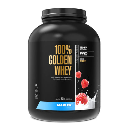 Maxler 100% Golden Whey Protein - 23g of Premium Whey Protein Powder per Serving 