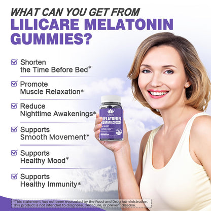 Melatonin Gummies 10mg 20mg for Adults Sugar Free, Extra Strength w/ L-Theanine, Ashwagandha, Magnesium, Turmeric, GABA, Lemon Balm and Chamomile for Healthy Circadian Rhythm, Vegan Grape Flavor, 60ct