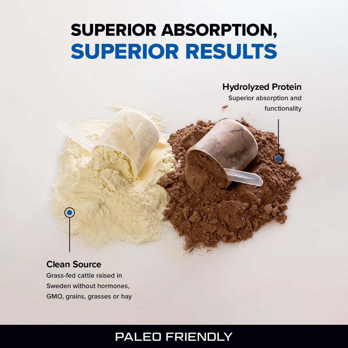 Designs for Sport Beef Protein Powder - NSF Certified for Sport Hydrolyzed Protein