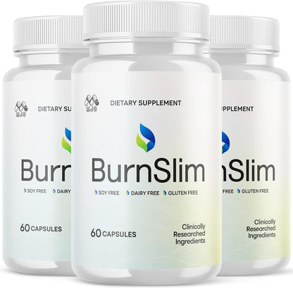 Burn Slim Capsules Weight Loss, Burn Slim Weight Loss 3-Pack, 180 Capsules