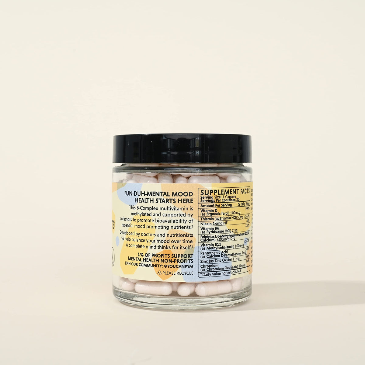 PYM Omega-3 Fish Oil (60-Count) | Brain Fog, Nerves, & Cognition Support