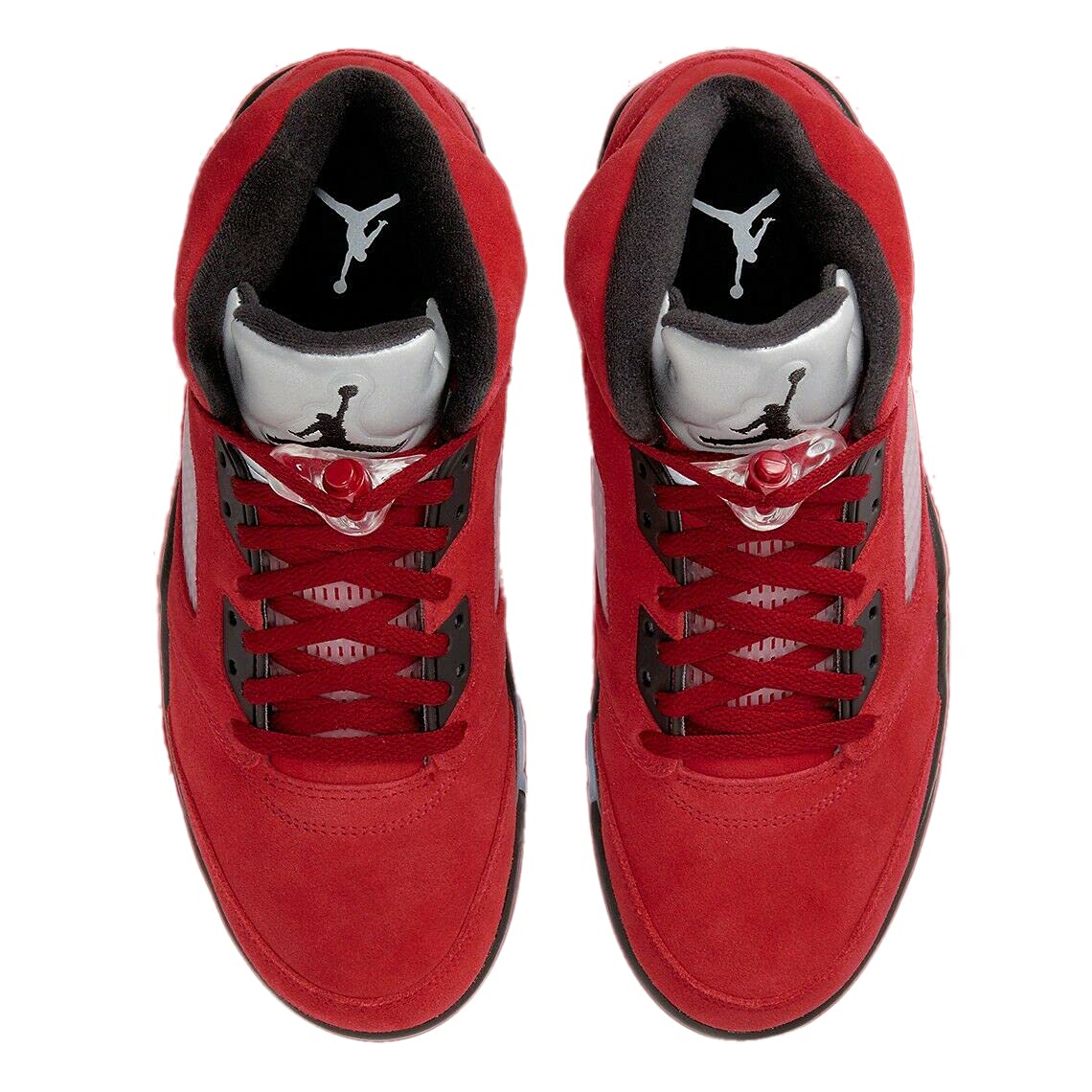 Jordan Mens Air 5 Retro DA1911 102 Fire Red Silver Tongue 2020 - Size 8