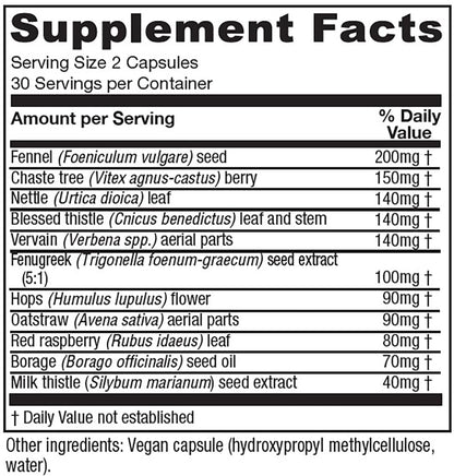 Vitanica LactationBlend, Lactation Supplement for Increased Breast Milk Supply and Flow