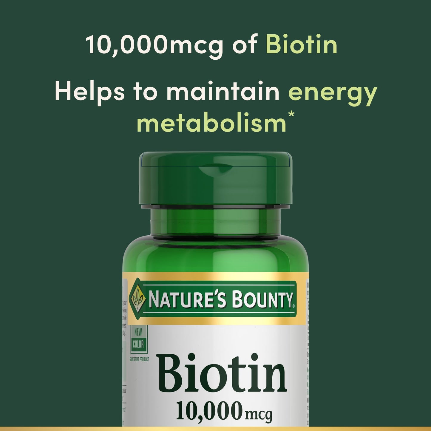 Nature's Bounty Biotin 10,000 mcg, 250 Rapid Release Softgels