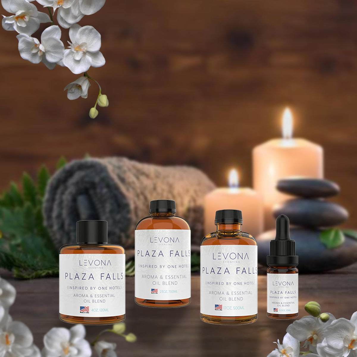 Levona Scent Home Luxury Scents: Plaza Falls Fragrance Oil Inspired by One Hotel Essential Oil