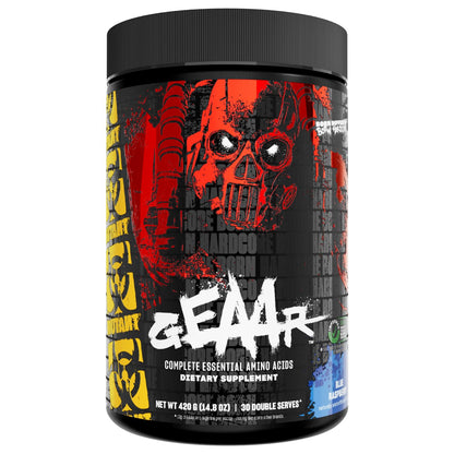 Mutant GEAAR - 9.4g of EAA Powder + Arginine, 7g BCAAs, 4g Leucine, Electrolytes, Coconut Water, 30 Servings - Fruit Punch