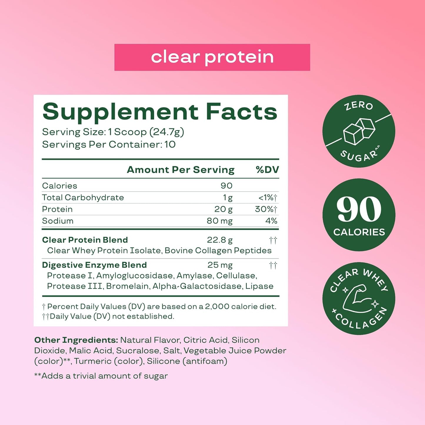 Bloom Clear Protein and Unflavored Creatine Bundle