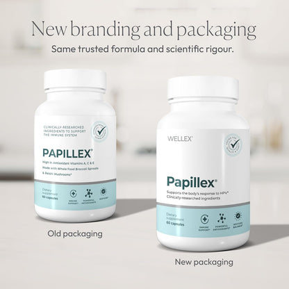 Papillex Dietary Supplement Tablets All Natural Immune Support - Immunity Defense - Best Immune System Booster - Organic 60 Capsules Bottle (Single Bottle)