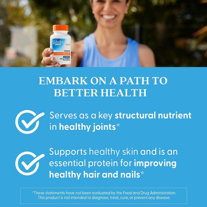 Doctor's Best MSM Supplement 1500mg for Men & Women - Supports Hair, Skin, Nails, Joint Health, & Mobility, Delivers Beneficial Sulfur with OptiMSM, Gluten Free, Non GMO, Vegan - 120 Tablets