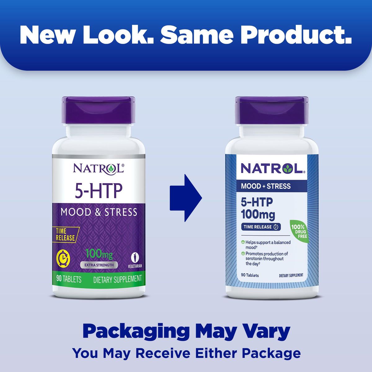 Natrol 5-HTP 100mg, Dietary Supplement Helps Support a Balanced Mood