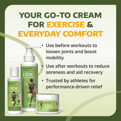 1-TDC Joint & Muscle Relief Cream - Use On Back, Knee, Neck, Shoulder, Hip - Soothes Stiff Joints, Muscles, and Injuries in 5-10 Minutes - Relaxer - 4 oz