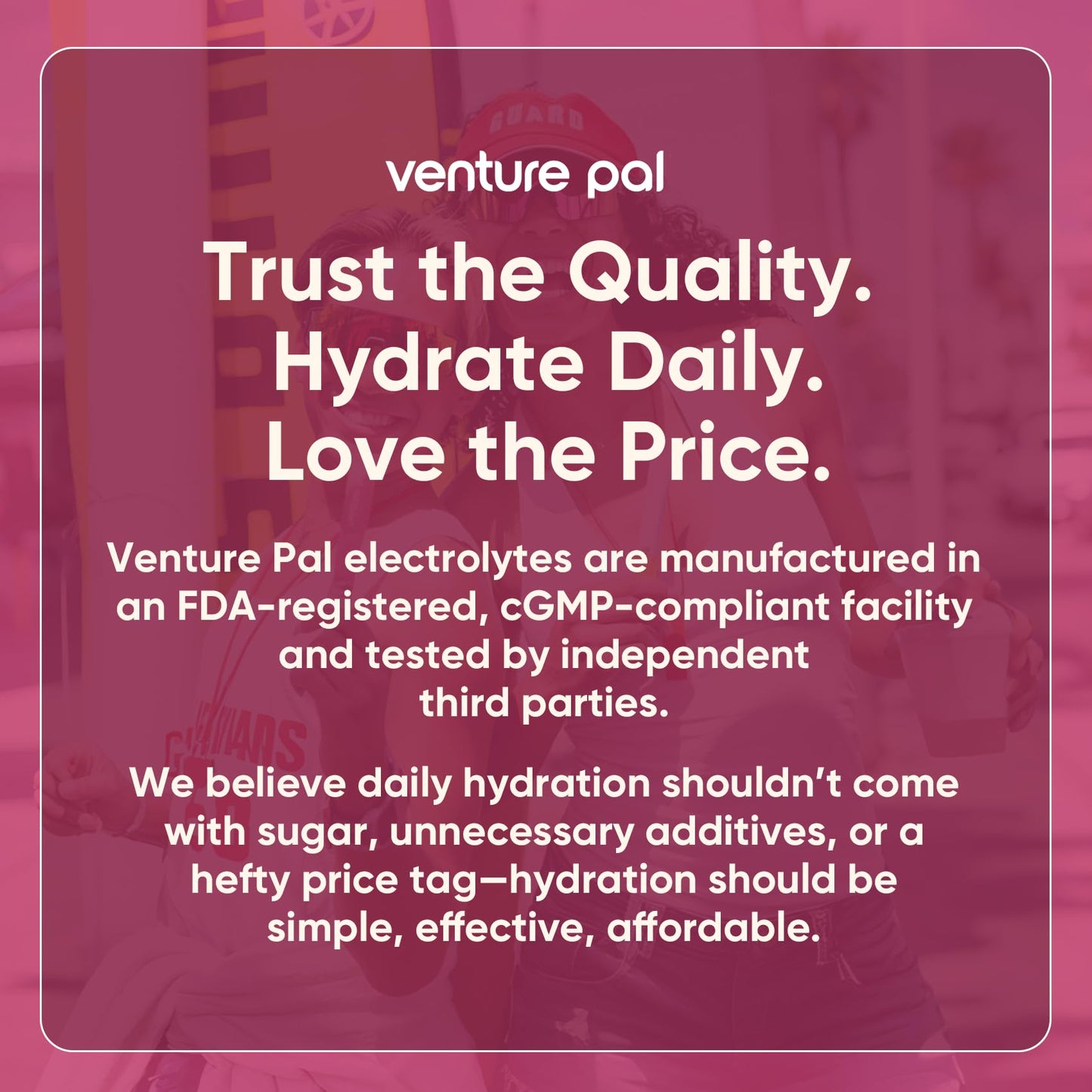 Venture Pal Sugar Free Electrolyte Powder, Liquid Daily IV Hydration Packet | 7 Electrolytes & 5 Vitamins, Electrolytes Dink Mix for Party Recovery & Instantly Hydration, Vegan, Keto-Friendly, 16 Sticks