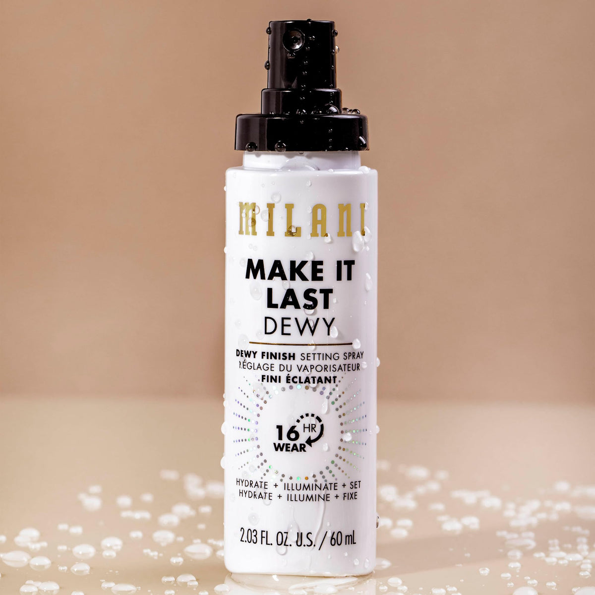 Milani Make It Last Dewy - Dewy Finish Setting Spray - 3 in 1- Hydrate + Illuminate + Set