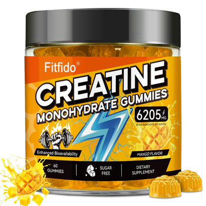 Creatine Monohydrate Gummies with L-Carnitine, 60 Count
