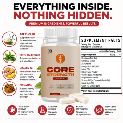 Core Strength Supplement for Joint Support Pills 2-Pack Bundle 120 Capsules