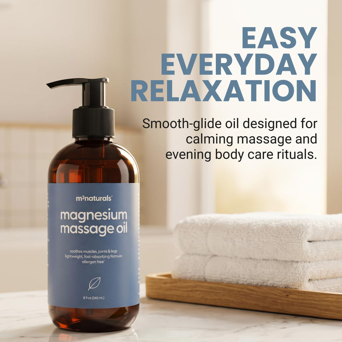 Anti Cellulite Massage Oil for Massage Therapy with Collagen (8 Fl Oz)