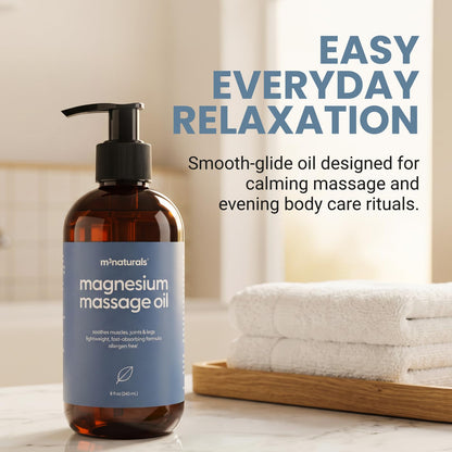 Anti Cellulite Massage Oil for Massage Therapy with Collagen (8 Fl Oz)