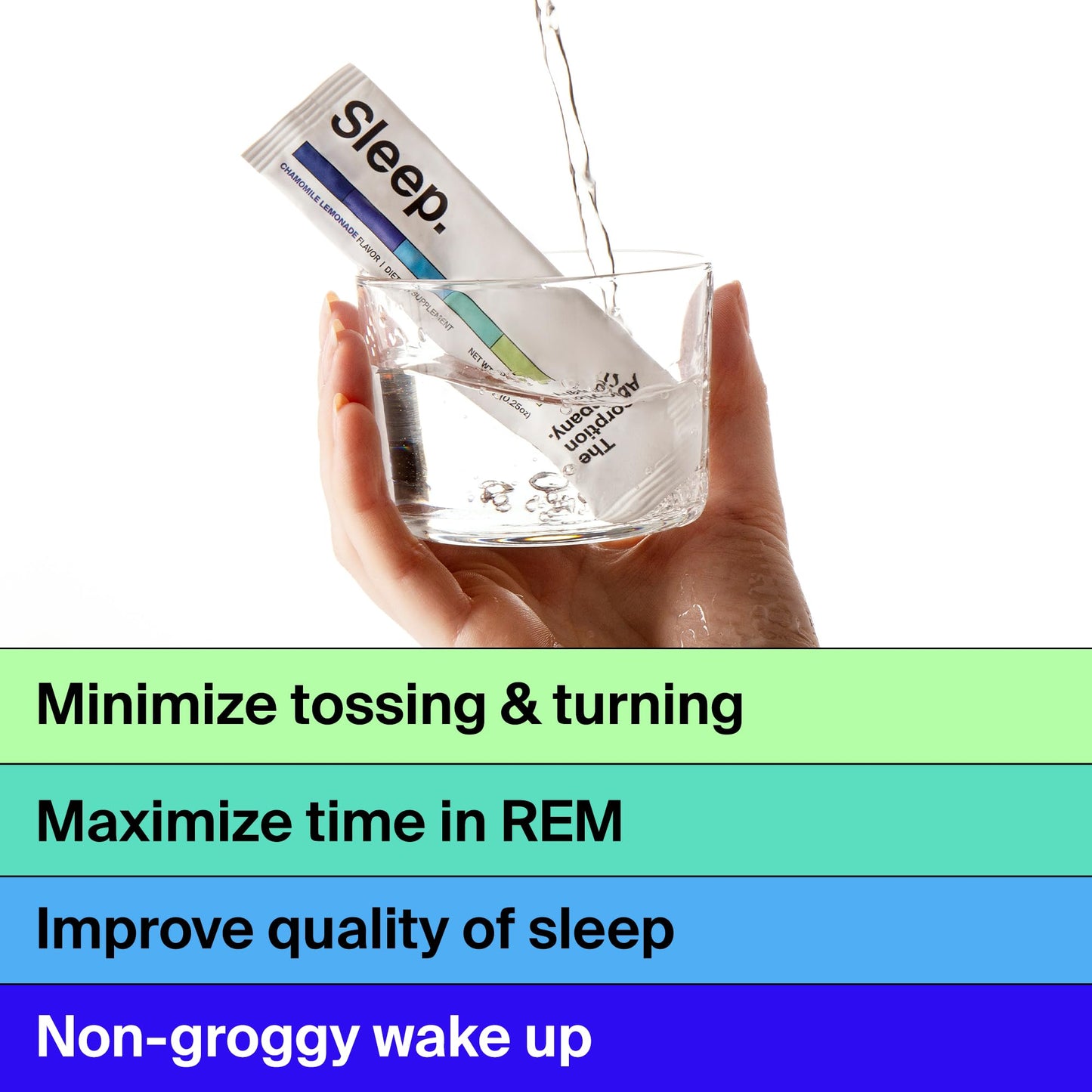 The Absorption Company Sleep Aid Powder - Calming Drink Mix Packets - 7PK