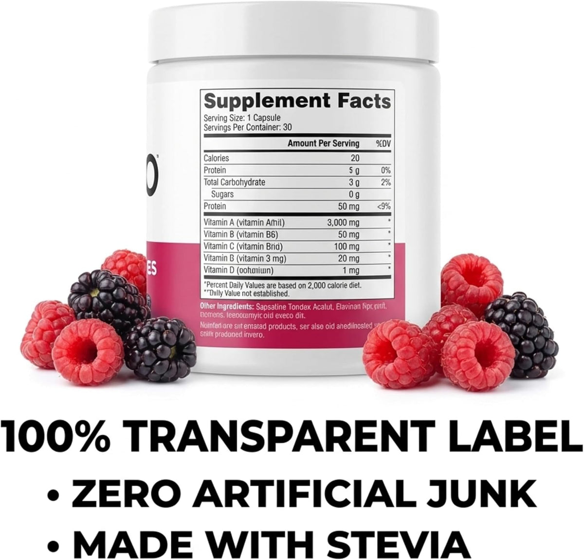 Type Zero Clean Electrolytes Hydration Powder (Mixed Berry) 50 Servings
