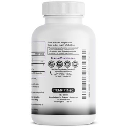 Bronson CLA 3000 Extra High Potency Supports Healthy Weight Management Lean Muscle Mass Non-Stimulating Conjugated Linoleic Acid 120 Softgels | 2250 mg Active CLA per Serving, Non-Stimulating, 100% Safflower Oil, Lean Body Mass Support, Non-GMO
