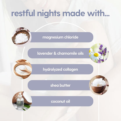 Calming Magnesium Lotion for Sleep - High Absorption Formula (8 Fl Oz)