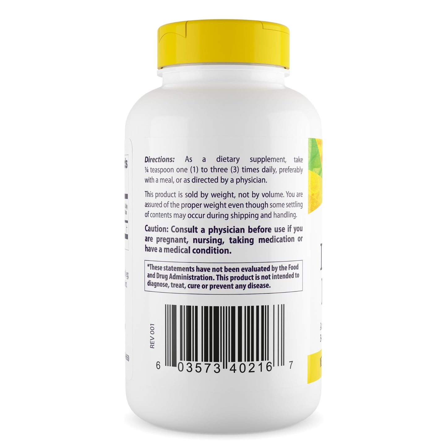 Healthy Origins Inositol Powder, Vitamin B8, 56.7g (2 Oz)
