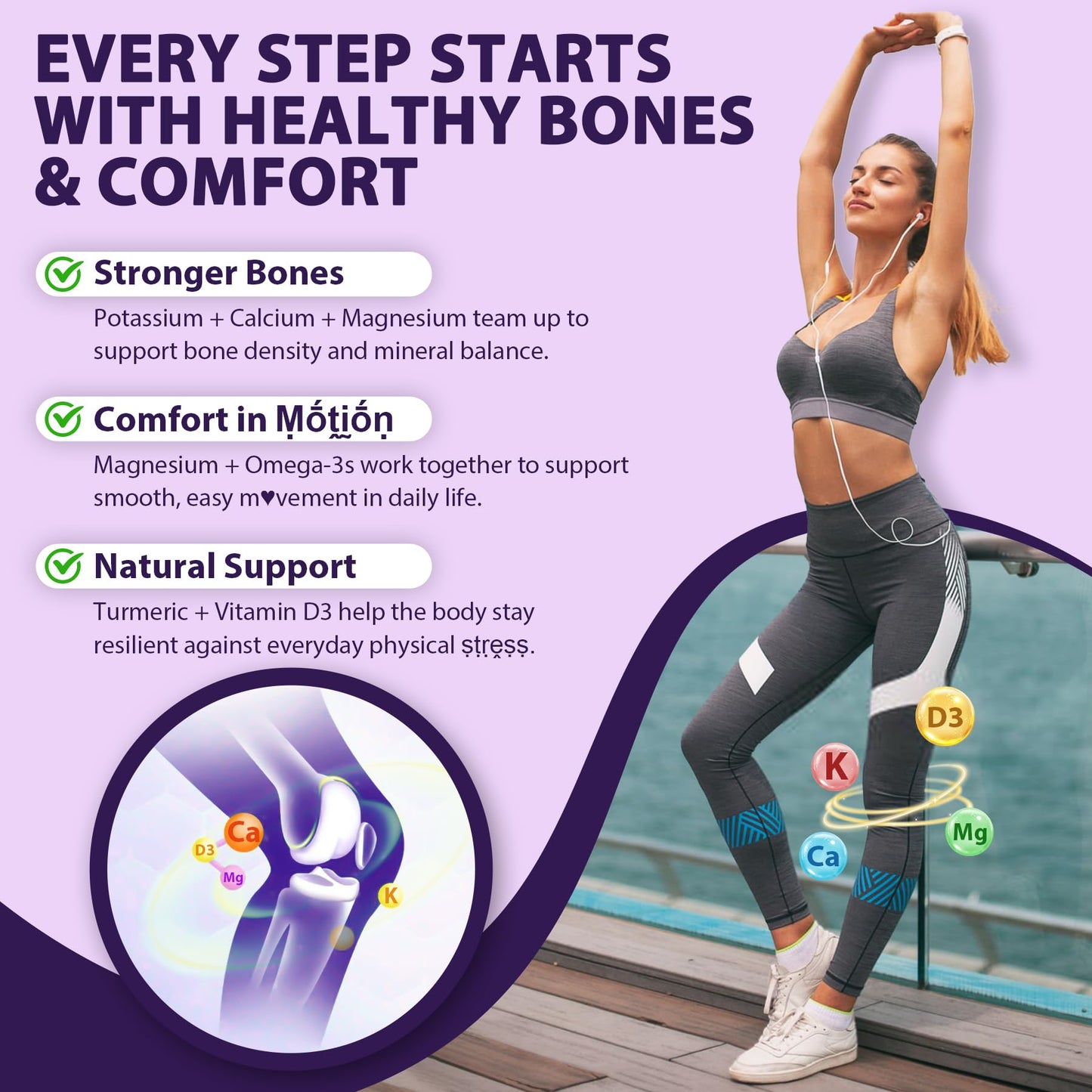 Potassium Citrate and Potassium Gluconate Supplement, 1200mg Two Forms of Potassium Gummies, w/Magnesium, Omega-3, Calcium, Vitamin D3 K2 B12 E B6, Folate for Mṵṣḉḷḙ, Nerves, Health Bones, 120Cts