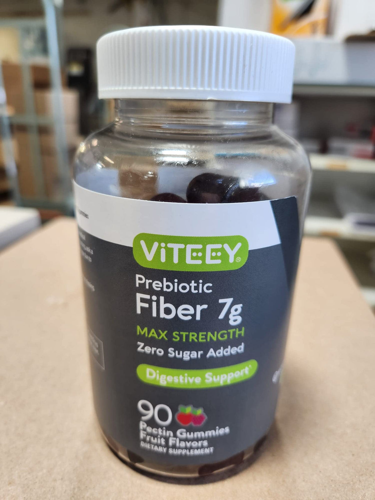 Prebiotic Fiber Gummies 7G Extra Strength [Zero Sugar Added] Digestive Heath Regularity