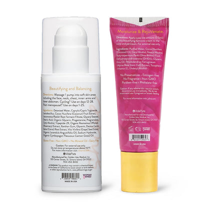 Dr. Anna Cabeca Hormone Harmony Bundle Balance Nourishing Cream | Julva Intimate Vulva Moisture Cream (60-Day) + Balance Nourishing Skin Cream – Cosmetic Moisturizers for Midlife Skin Support