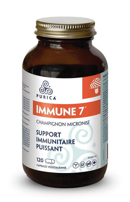 PURICA Mushroom Supplement Complex - Daily Immune Support 7, Turkey Tail