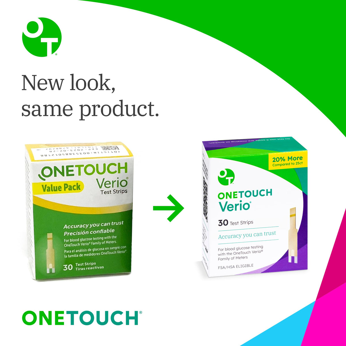 OneTouch Verio Test Strips for Diabetes Value Pack - 90 Count | Diabetic