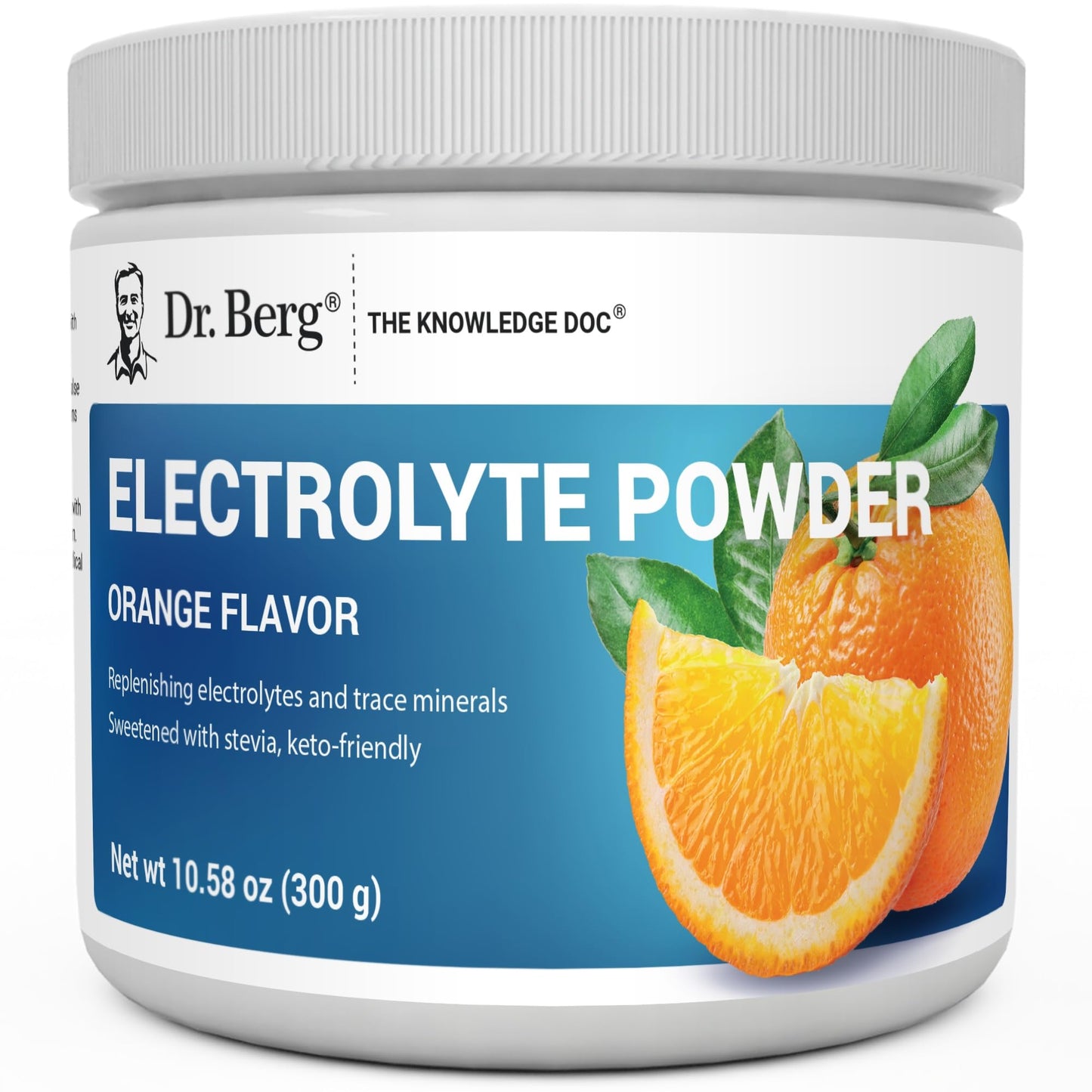 Dr. Berg Zero Sugar Hydration Keto Electrolyte Powder - Enhanced w/ 1000 mg of Potassium & Real Pink Himalayan Salt (NOT Table Salt) - Raspberry & Lemon Flavor Hydration Drink Supplement, 100 Servings