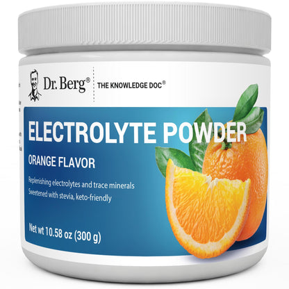 Dr. Berg Zero Sugar Hydration Keto Electrolyte Powder - Enhanced w/ 1000 mg of Potassium & Real Pink Himalayan Salt (NOT Table Salt) - Raspberry & Lemon Flavor Hydration Drink Supplement, 100 Servings