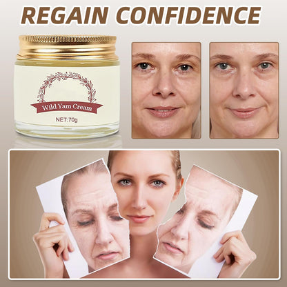 Kverg Wild Yam Cream - Wild Yam Cream Organic for Women, Hormone Balance, Yam Cream