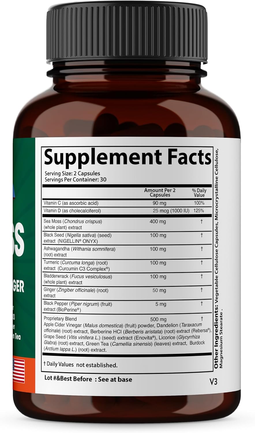Sea Moss 16 in 1 Supplement & 4 in 1 Ashwagandha Supplement| Supports Immune Health & Overall Wellness