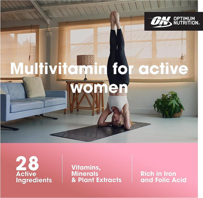 Optimum Nutrition Opti-Women, Vitamin C, Zinc and Vitamin D for Immune Support