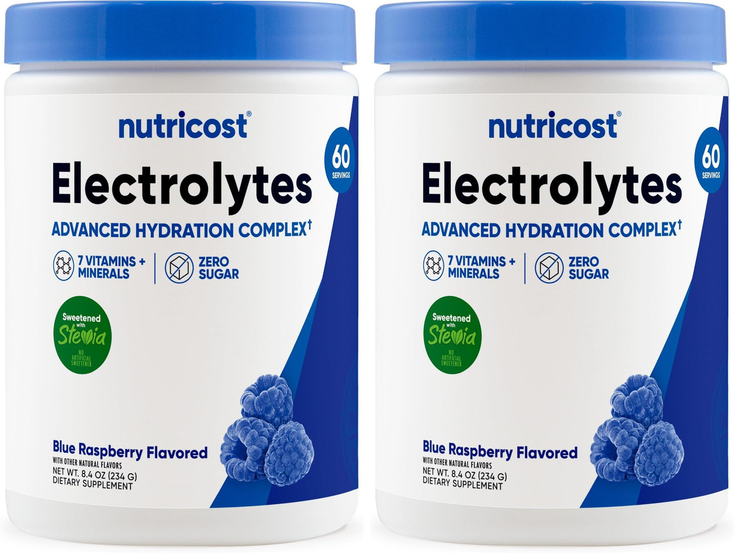 Nutricost Electrolyte Complex Powder (120 Servings, Fruit Punch) | Hydration Supplement Drink Mix with Vitamins and Minerals