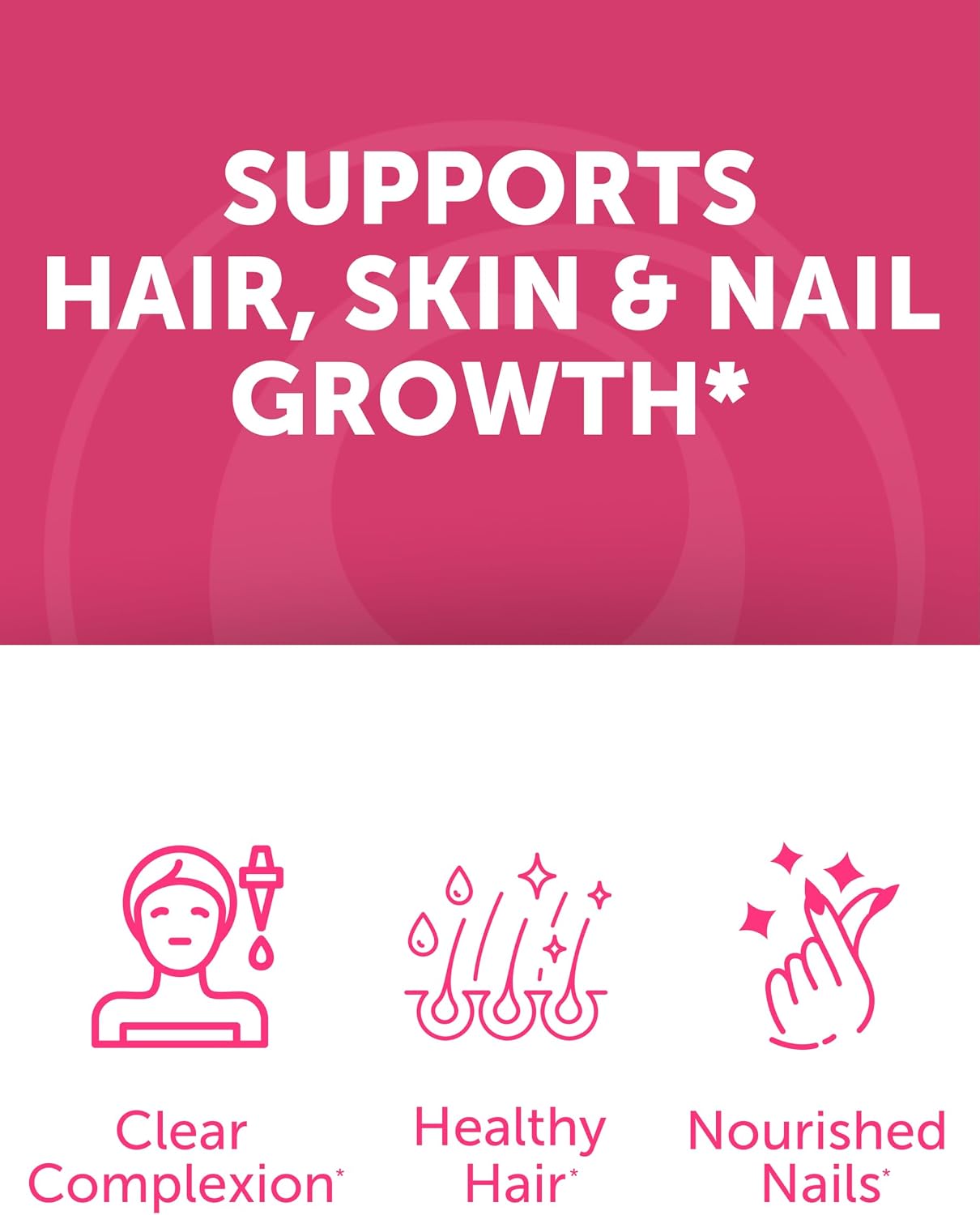 Lunakai USA Made Collagen Gummies for Women & Men Over 50, Biotin & Vitamin C, Supports Skin Elasticity, Hair & Nail Strength, Joint Support, 60ct