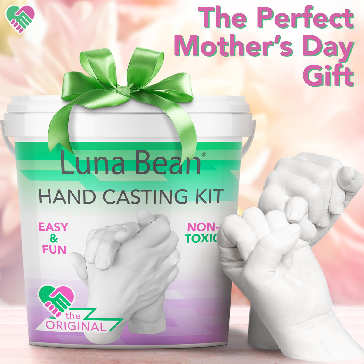 Luna Bean Hand Casting Kit - Unique Couples Gifts for Christmas, Anniversaries