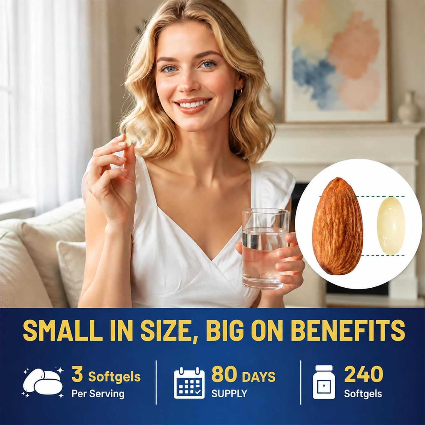 Vitamin B1 Benfotiamine 600mg Softgels, Thiamine HCl Supplements with Magnesium, Zinc, L-Theanine, ALA, Acetyl-L-Carnitine for Energy & Nervous System Support, Non-GMO, 240 Softgels Capsules