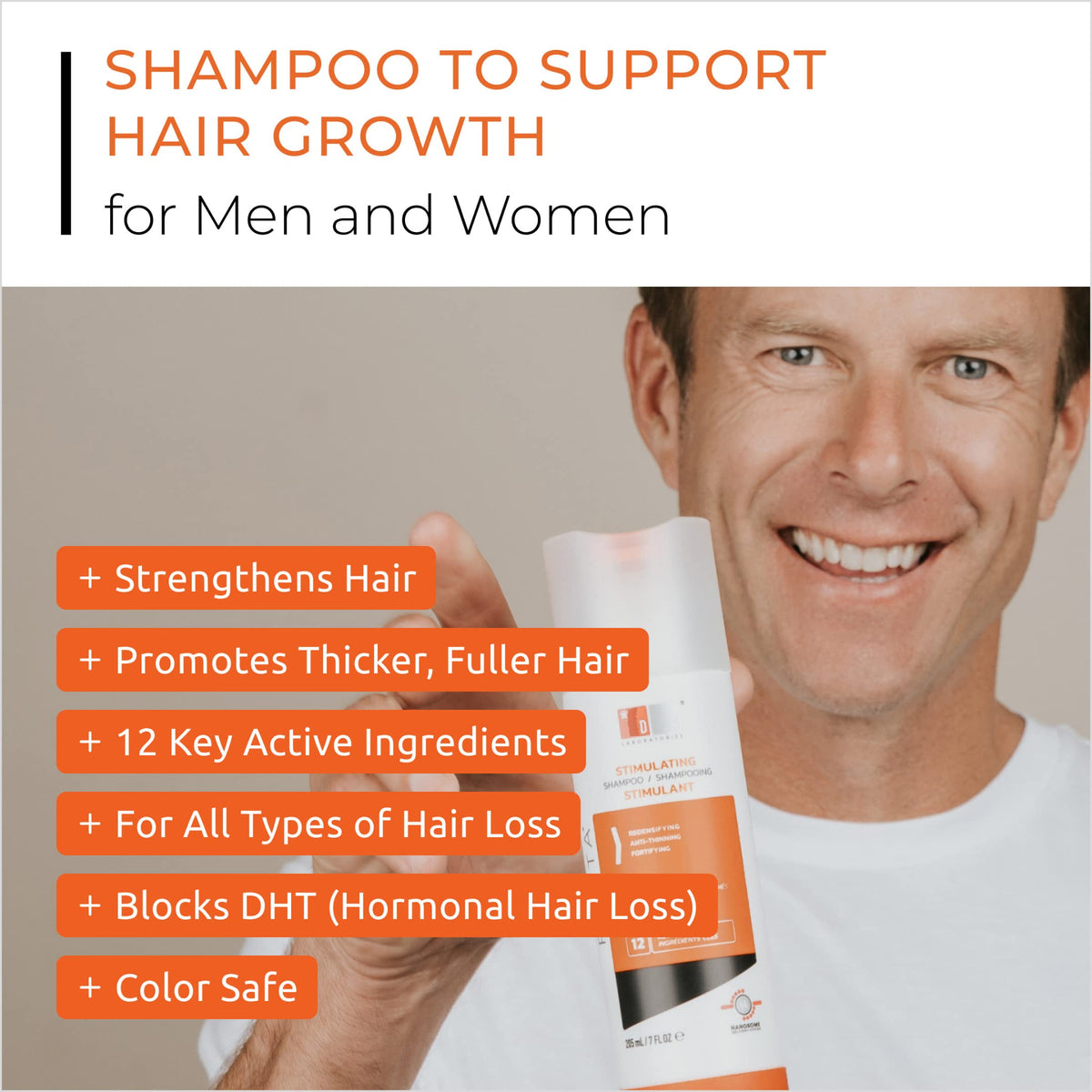 Revita Shampoo and Spectral.DNC-N Serum for Hair Thinning by DS Laboratories