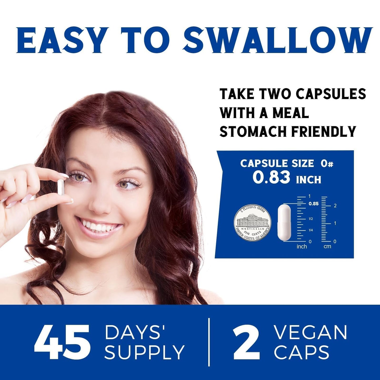 Vitalibre 10 in 1 Magnesium Complex, 420mg Elemental Magnesium 120 Capsules | Ultra Strength, Max Absorption | Chelated Magnesium Supplement for Women Men Nerves, Bone & Heart Health | Non-GMO
