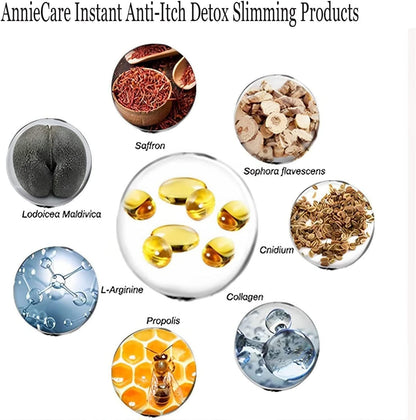 EXGYAN AnnieCare Instant Anti-Itch Detox Slimming Products, Annie Care Capsulas