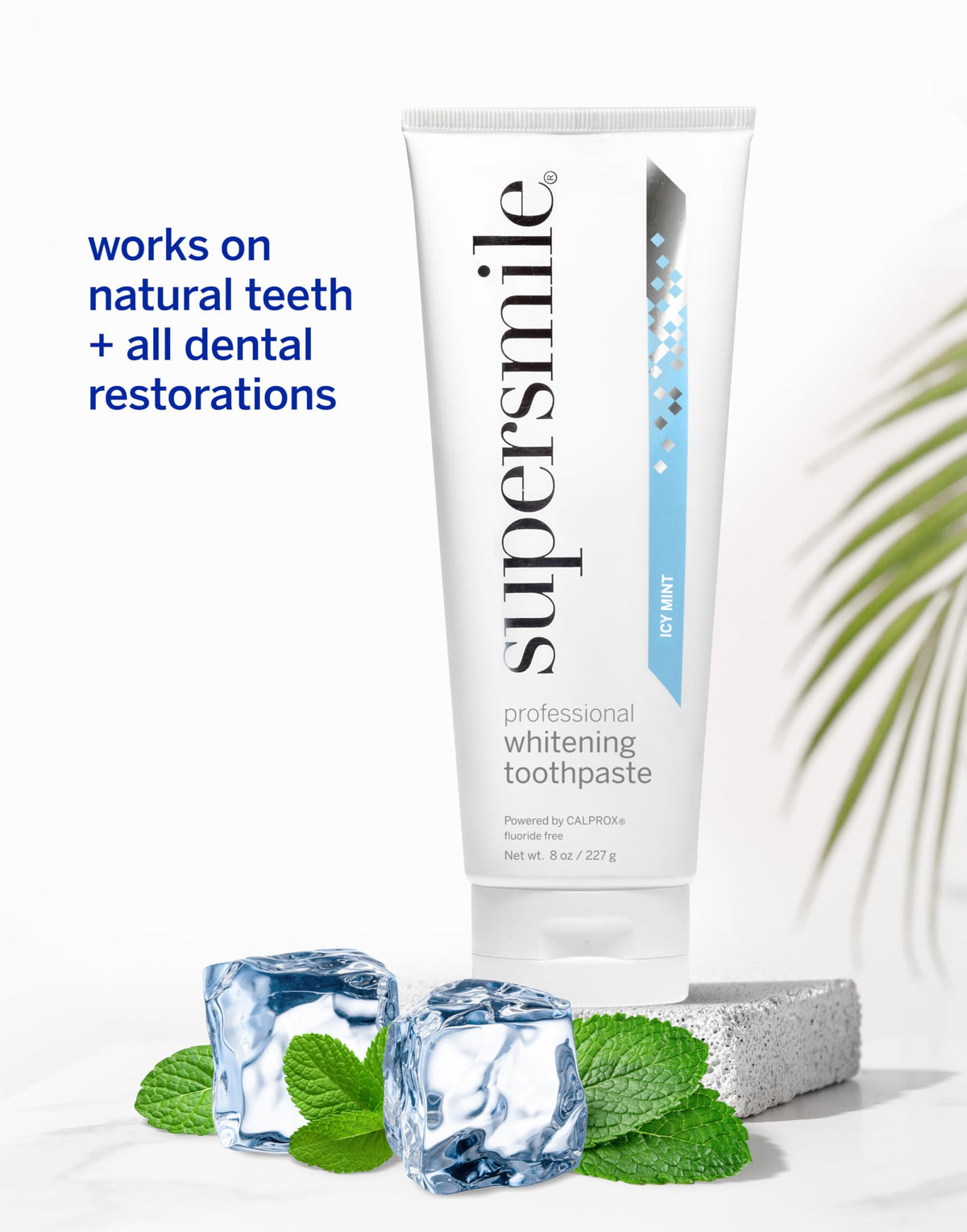 Supersmile Original Mint Whitening Toothpaste, 8 Oz, Whitens 6 Shades
