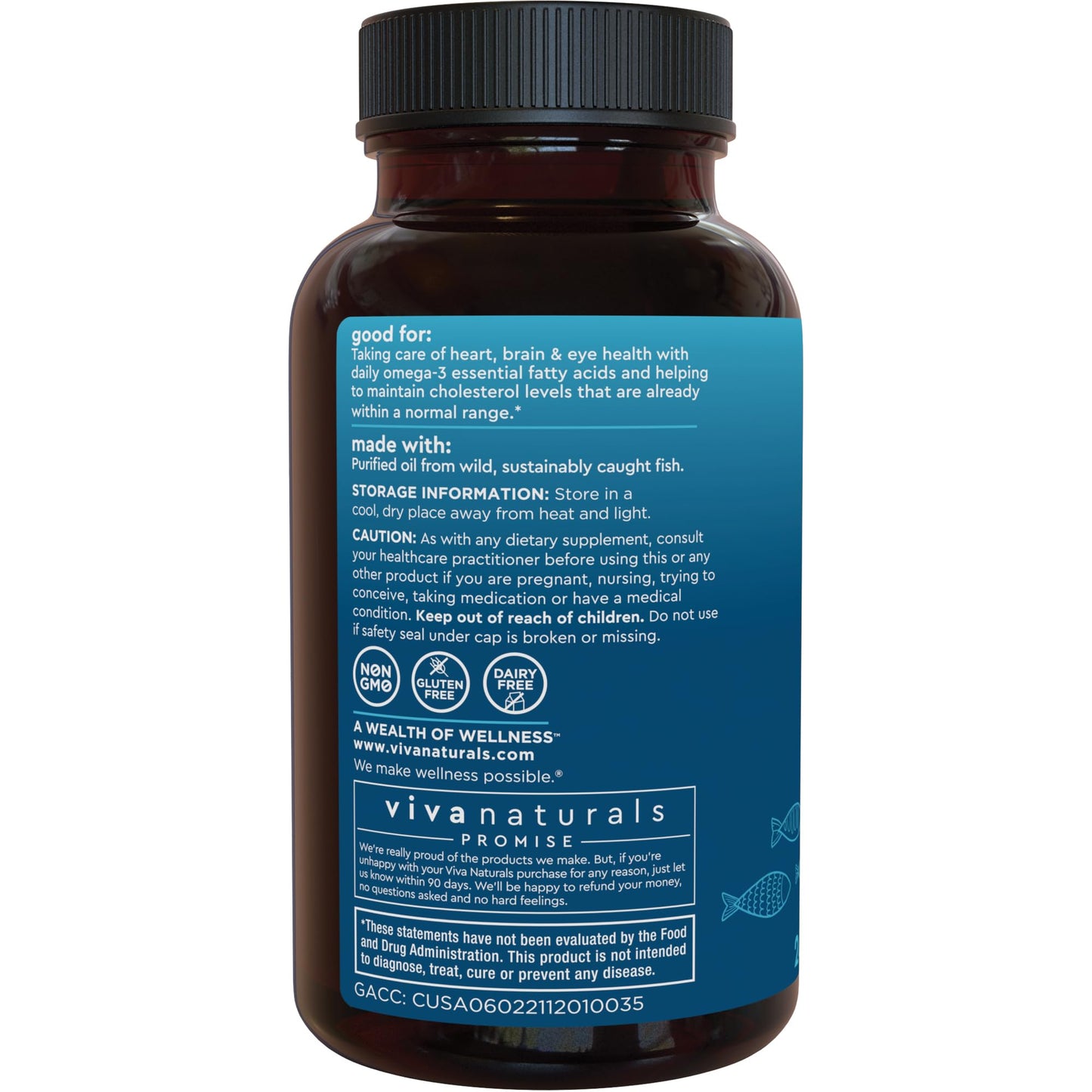 Omega 3 Fish Oil Supplement for Women and Men - 2500 mg Triple Strength Fish Oil per Serving with Omega 3 Fatty Acids Including EPA, DHA DPA - 180 Pescatarian-Friendly Softgels