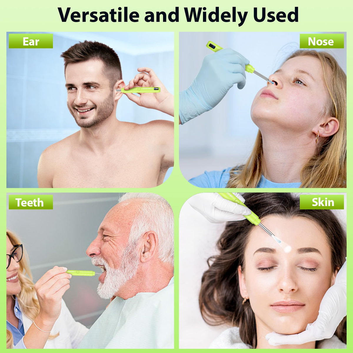 Ear Wax Removal Tool Camera, Ear Cleaner with Camera, Ear Cleaning Kit 1296P HD Ear