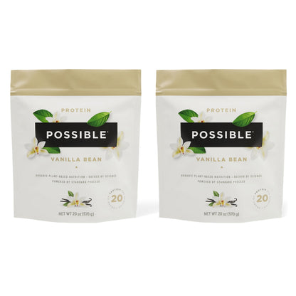 Possible Protein Powder Vanilla Bean - 20g of Vegan, Plant-Based Protein Mix - Non-GMO