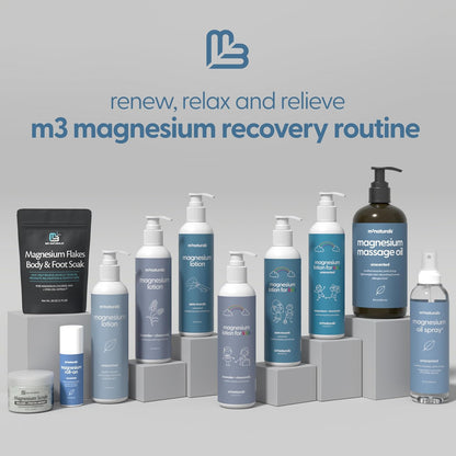 High Absorption Topical Magnesium Roll on for Kids & Adults (3 Fl Oz)