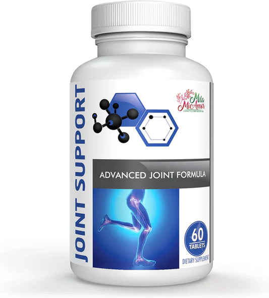 Mila Miamor Joint Support - Glucosamine, MSM, Green Lipped Mussel & Vitamins for Flexibility, Mobility, and Comfort - 60 Tablets - Natural Joint Wellness Supplement
